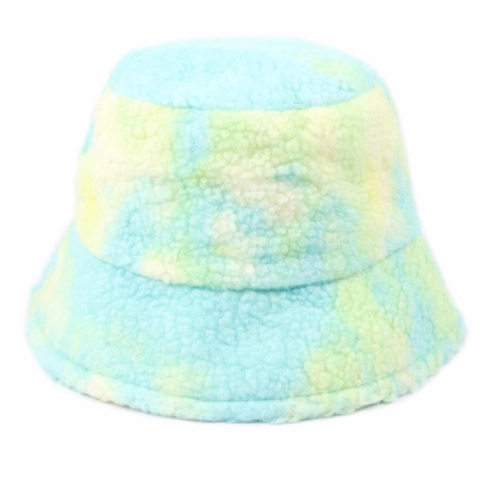 🔥🆕 Tie Dye Fuzzy Fleece Bucket Hat